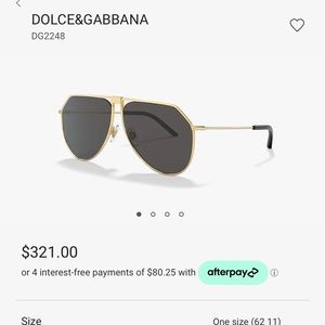 Dolce & Gabbana Aviators- Style 2248
